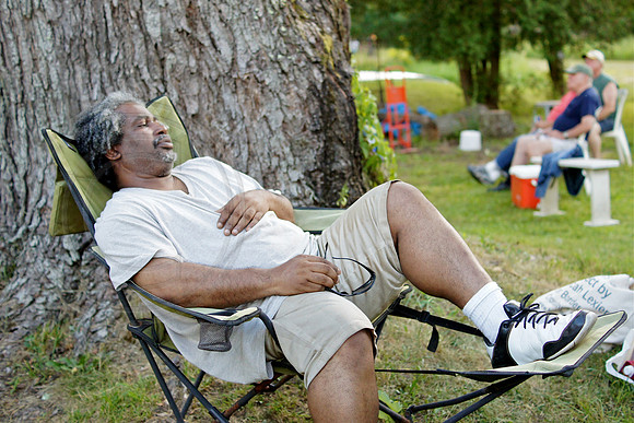 Marlon relaxing